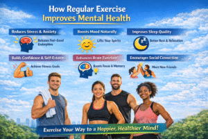 Mental health benefits of exercise